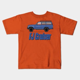 Cruiser-Medium Blue Kids T-Shirt